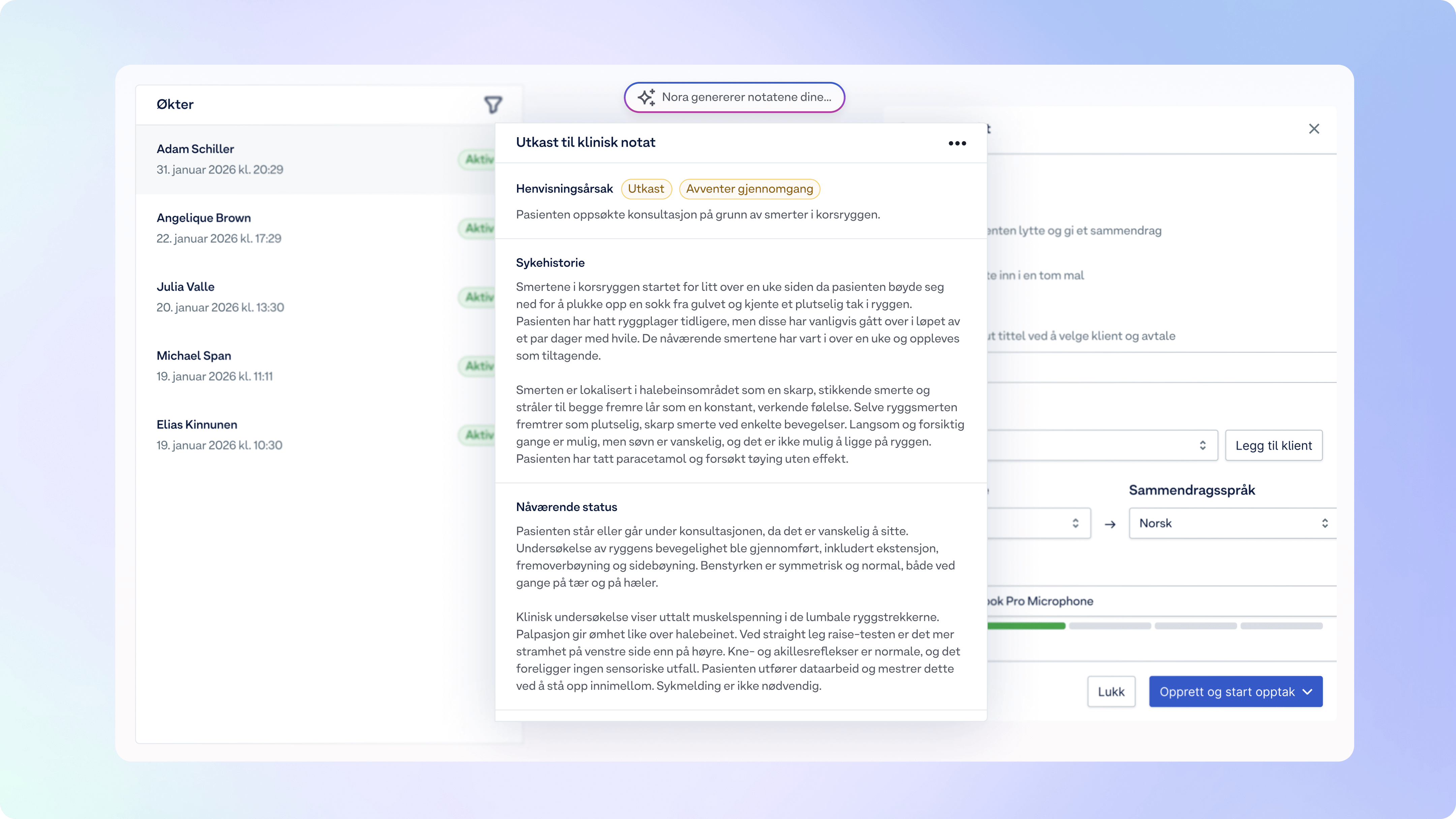 Nordhealth Nora AI-powered documentation solution
